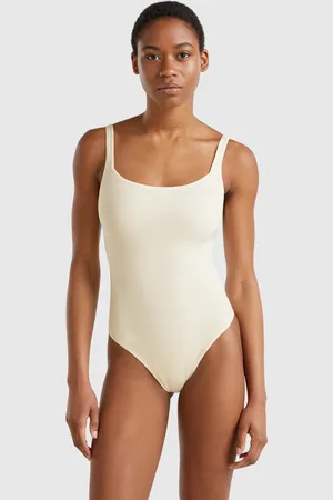 Benetton Super Stretch Bodysuit, size L, , Women
