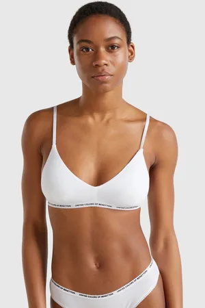 Benetton Stretch Cotton Bra, size 4°, , Women