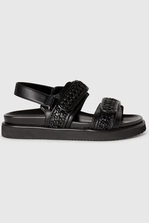 Benetton Open-toe Sandals In Imitation Fabric, size 35, , Women