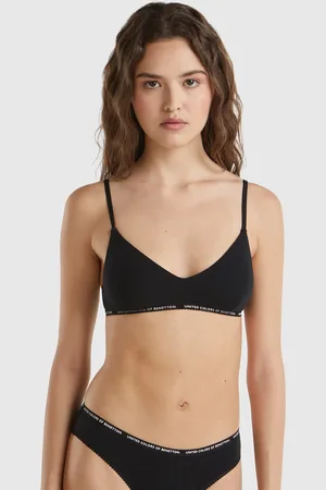 Benetton Stretch Cotton Bra, size 4°, , Women