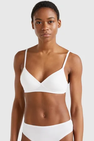 Benetton Padded Bra In Cotton, size 4°, , Women