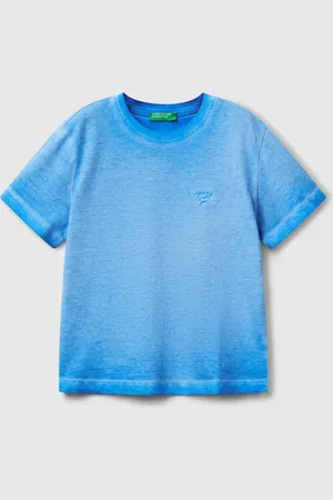 Benetton Oversized T-shirt With Embroidery, size 82, , Kids