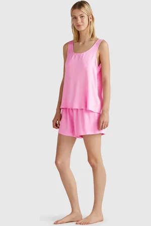 Benetton Satin Pyjamas, size L, , Women