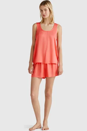 Benetton Satin Pyjamas, size L, , Women