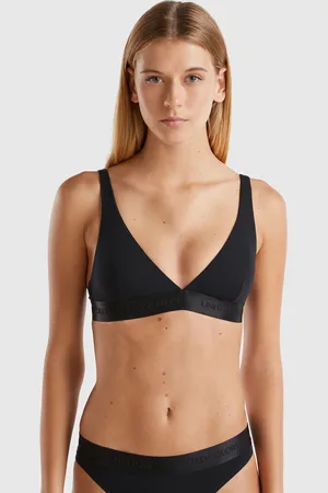 Benetton Triangle Bra In Stretch Cotton, size 4°, , Women