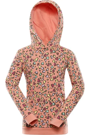 NAX Dětská mikina NALO peach pink