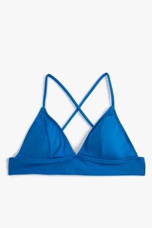 Koton Bikini Top Bralette Cross Strap Krytý