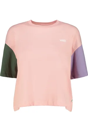 Vans Tričko Wm Relaxed Boxy Colo Powder Pink/Thy - Dámské