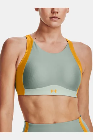 Under Armour Podprsenka UA Infinity Mid High Neck Shine-GRY - Dámské