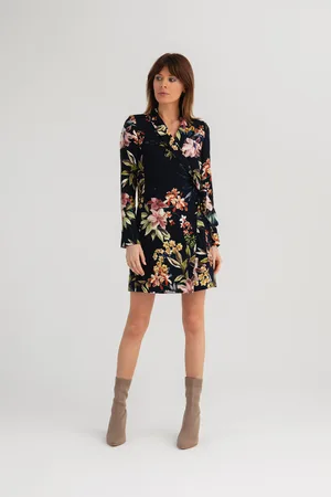 Benedict Harper Dámské šaty Benedict_Harper_Dress_Chloe_Navy_Blue
