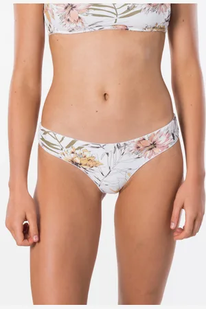 Rip Curl Bílý dámský květovaný spodní díl plavek