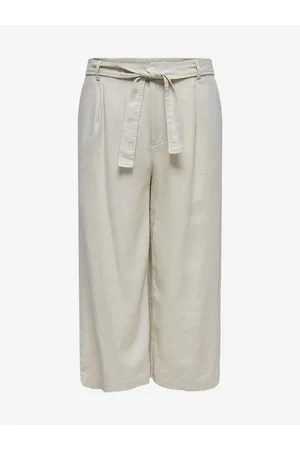 ONLY Béžové culottes CARMAKOMA Cara