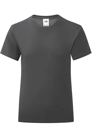 Fruit Of The Loom Iconic Graphite T-shirt