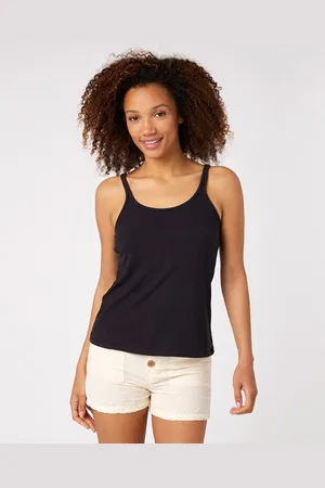 Rip Curl Tílko AMANTEA RIB TOP Black