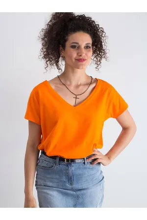 BASIC FEEL GOOD Emory fluo oranžové tričko