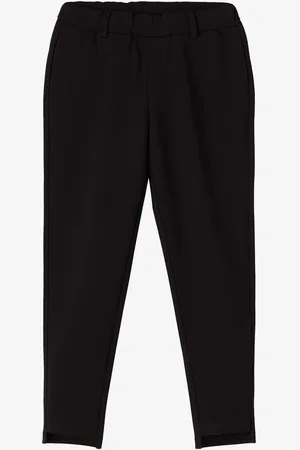 NAME IT Černé holčičí kalhoty Side - unisex