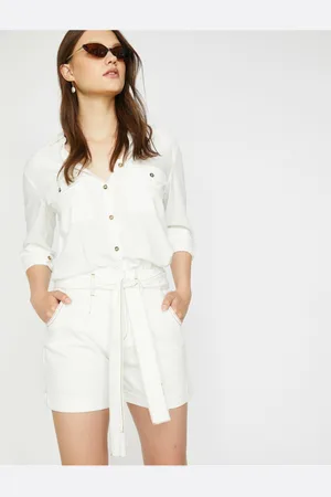 Koton Belt Detailed Shorts