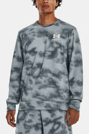Under Armour Mikina UA Rival Terry Nov Crew-BLU - Pánské