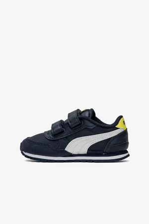 PUMA Tmavě modré dětské tenisky St Runner v3 NL - Kluci