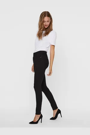 Noisy May Černé super slim fit džíny Jen - Dámské