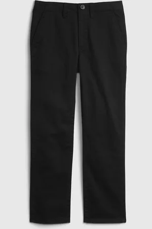 GAP Dětské kalhoty uniform straight chinos - Kluci