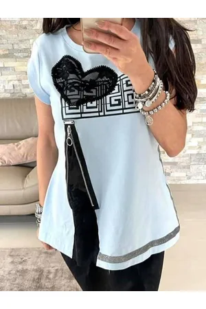 By o la la Blouse blue axp0648. R34