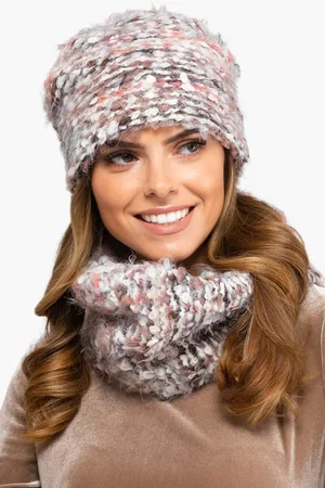 Kamea Dámský set _Set_Hat&Scarf_K.18.232.03_Beige