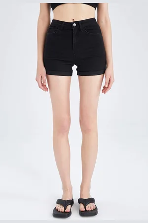DeFacto Regular Waist Folded Jean Shorts