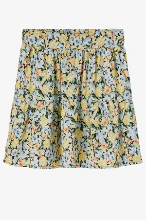 NAME IT Žlutá holčičí květovaná sukně Dunic - unisex