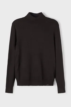 NAME IT Černý klučičí rolák Ralos - unisex