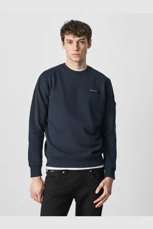 Pepe Jeans Tmavě modrá pánská mikina Devon - Pánské