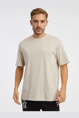 New Era Béžové pánské triko - Pánské