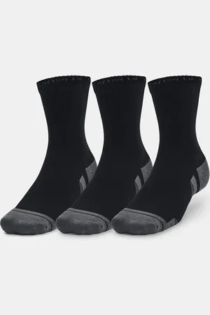 Under Armour Ponožky UA Performance Cotton 3p Mid-BLK - unisex