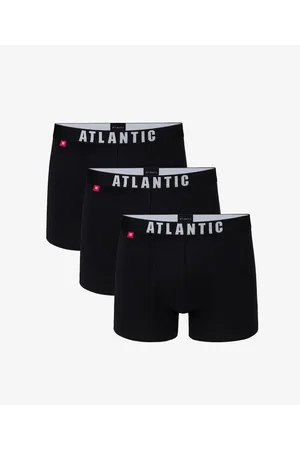 ATLANTIC Pánské boxerky i586_3MH-011-CZARNY