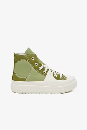 Converse Zelené kotníkové tenisky Chuck Taylor All Star Construct - Dámské