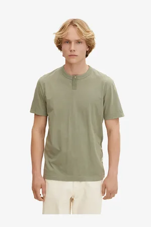 TOM TAILOR Khaki pánské tričko - Pánské