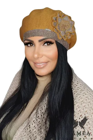 Kamea Dámský baret _Beret_K.22.011.25_Honey
