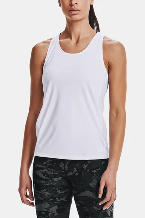 Under Armour Tílko UA Fly By Tank-WHT - Dámské