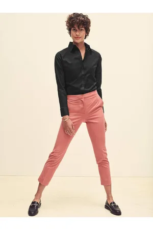 Fruit Of The Loom Black lady-fit shirt classic Oxford