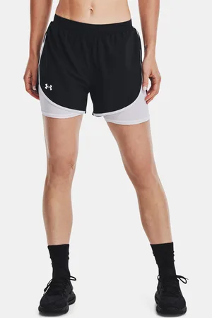 Under Armour Kraťasy UA Fly By Elite 2-in-1 Short-BLK - Dámské