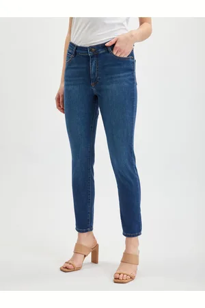 ORSAY Tmavě modré dámské slim fit džíny - Dámské