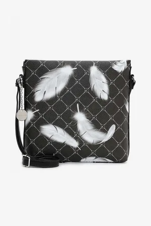 Tamaris Černá vzorovaná crossbody kabelka Anastasia Classic - Dámské