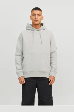 JACK & JONES Světle pánská mikina s kapucí Classic - Pánské