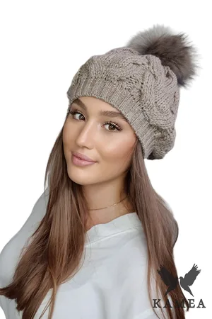Kamea Dámský baret _Beret_K.14.002.11_Light_Brown