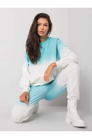 Fancy Modrá dvoudílná bavlněná souprava