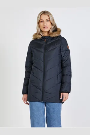 Roxy Černá holčičí prošívaná bunda - unisex