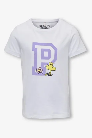 ONLY Bílé holčičí tričko Peanuts - Holky