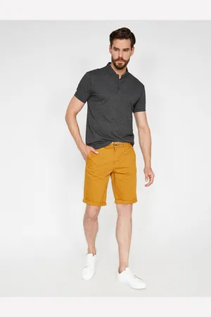 Koton Pocket Detailed Belted Slim Fit Shorts
