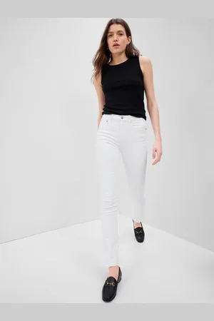 GAP Džíny slim vintage high rise - Dámské