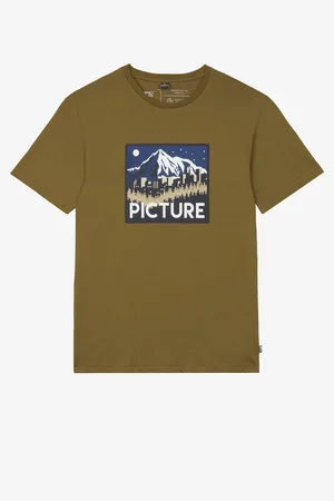 Picture Khaki pánské tričko - Pánské